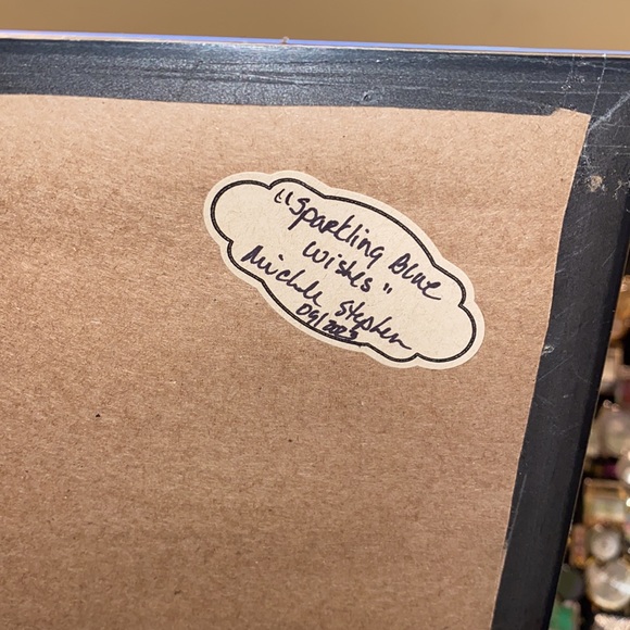 Handcrafted Original Artwork Christmas Tree Vintage Jewelry w/Silver Frame - Picture 5 of 9